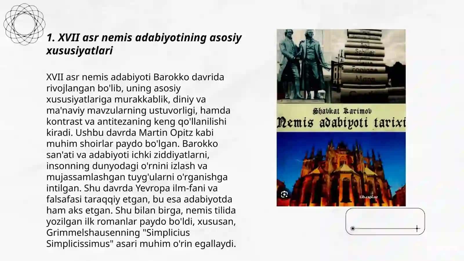 XVII asr nemis adabiyoti 3