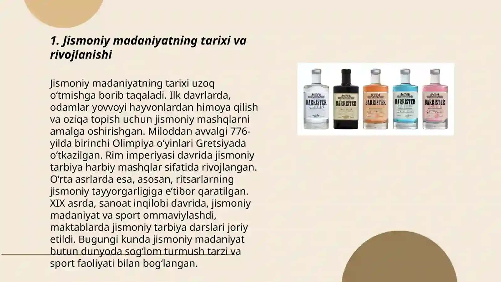 Jismoniy madaniyatning tarixi va rivojlanishi 3
