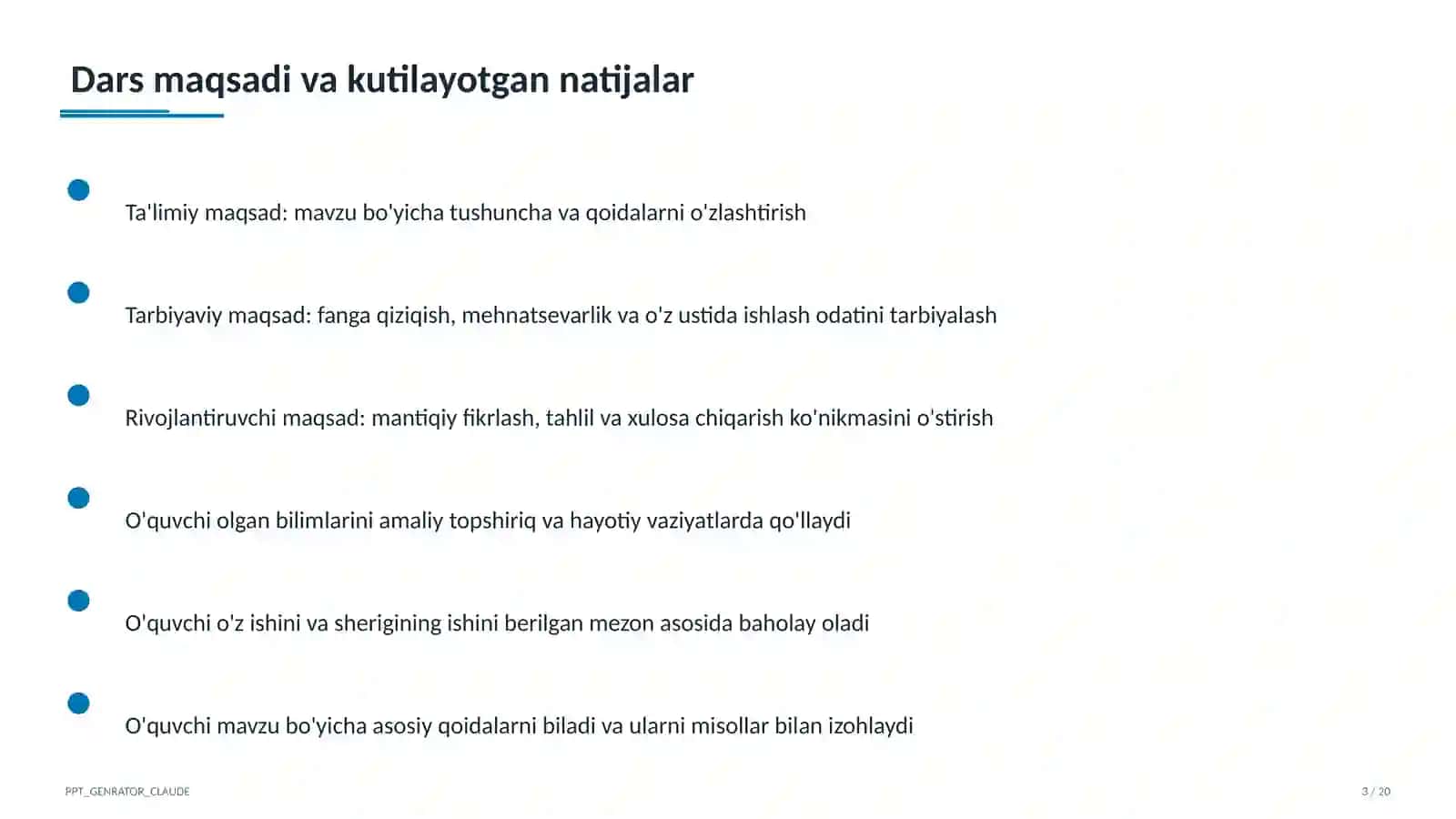 Trigonometrik ayniyatlar va formulalar (10-sinf) 3