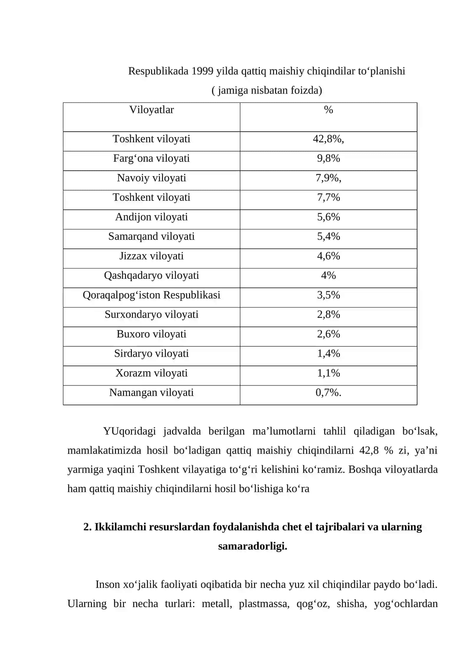 Ikkilamchi materiallar resurslar to’g’risidagi tushunchalar 3