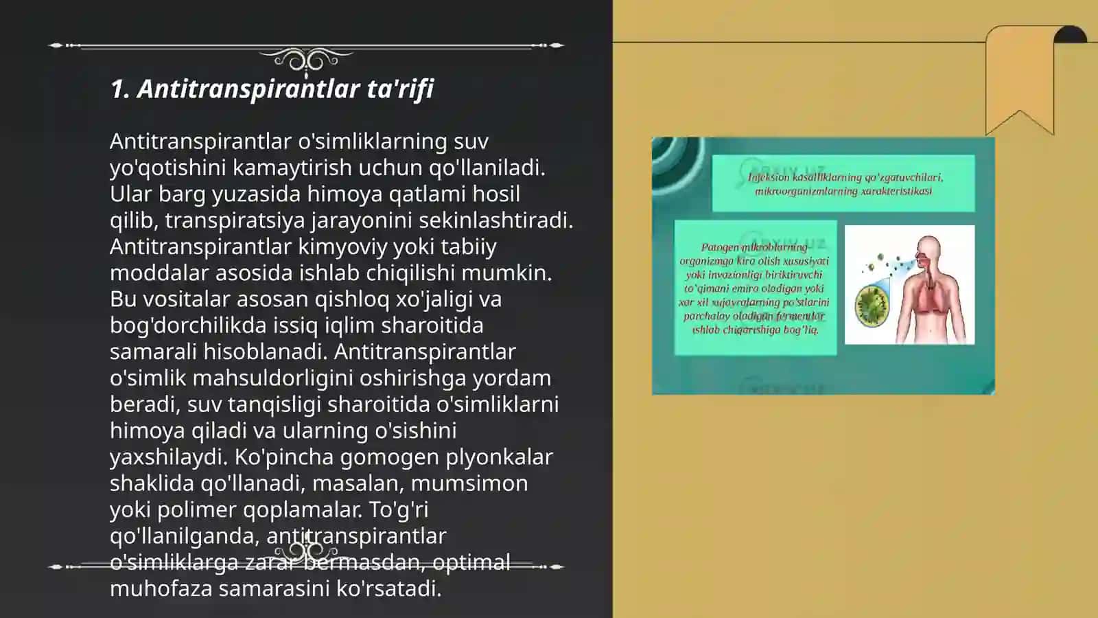 Antitranspirantlarni tasir qilish mexanizmi 3