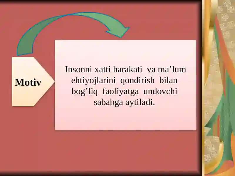 Shaxs rivojlanishining turli davrlarda motivatsion jarayonning ahamiyati 3