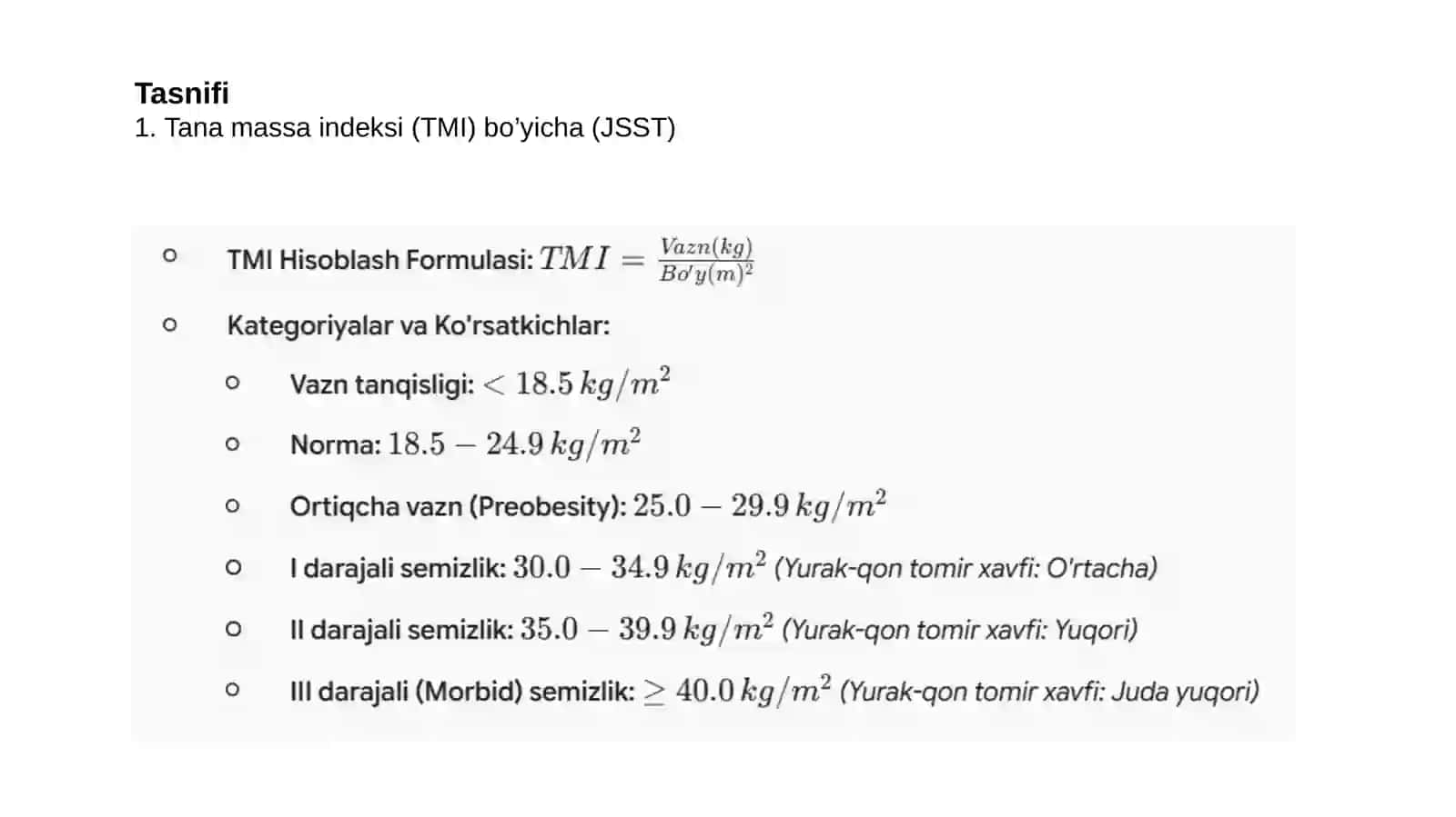 Semizlik tasnifi 3
