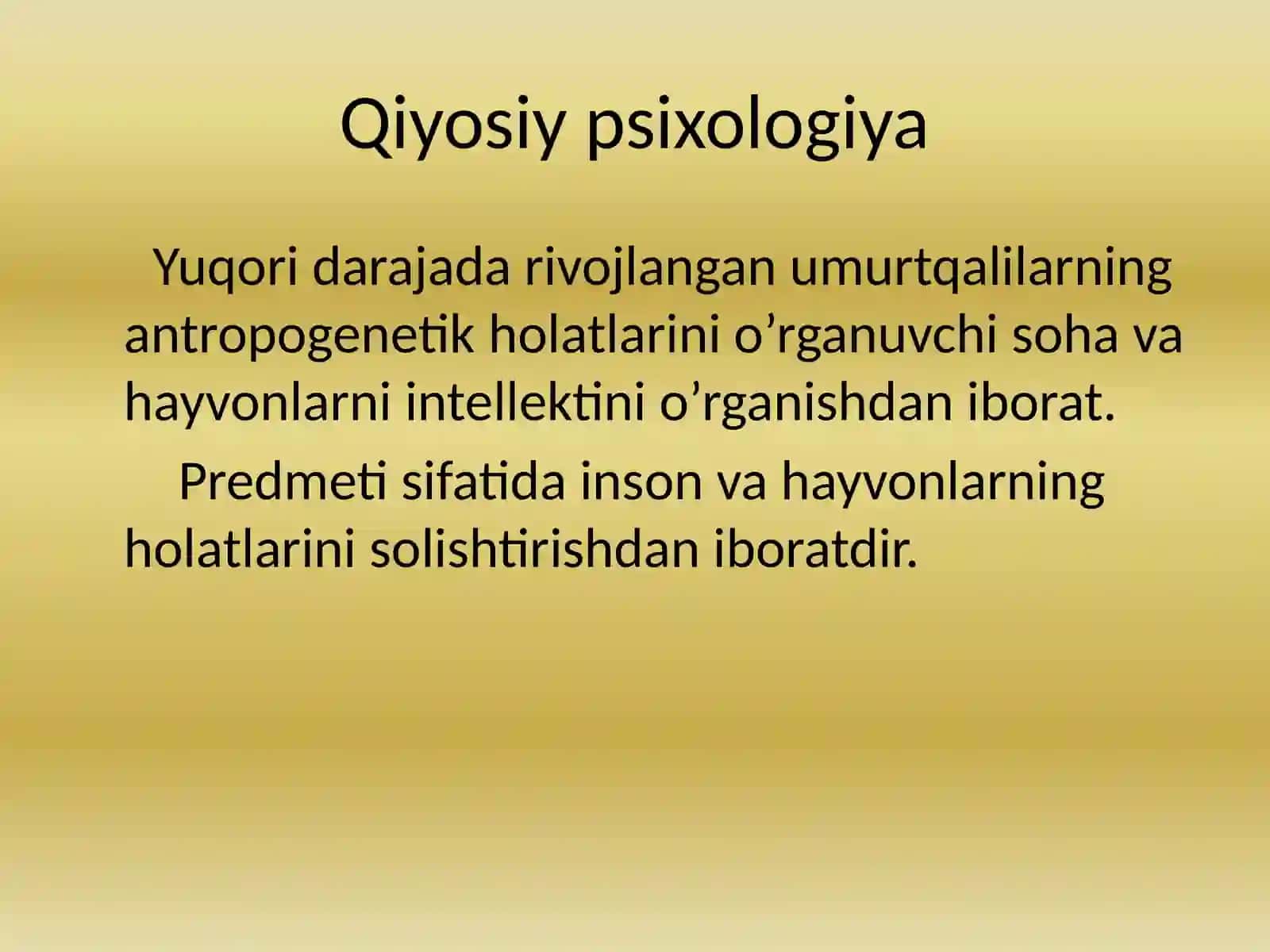 Zoopsixologiya va qiyosiy psixologiyaga kirish 3