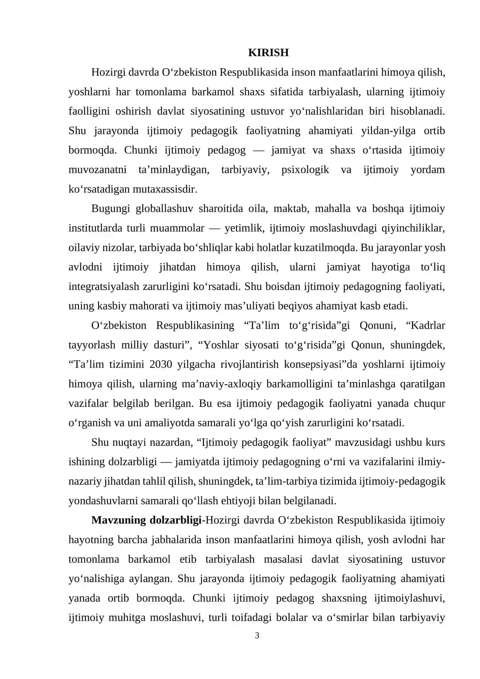 Ijtimoiy pedagogik faoliyat 3