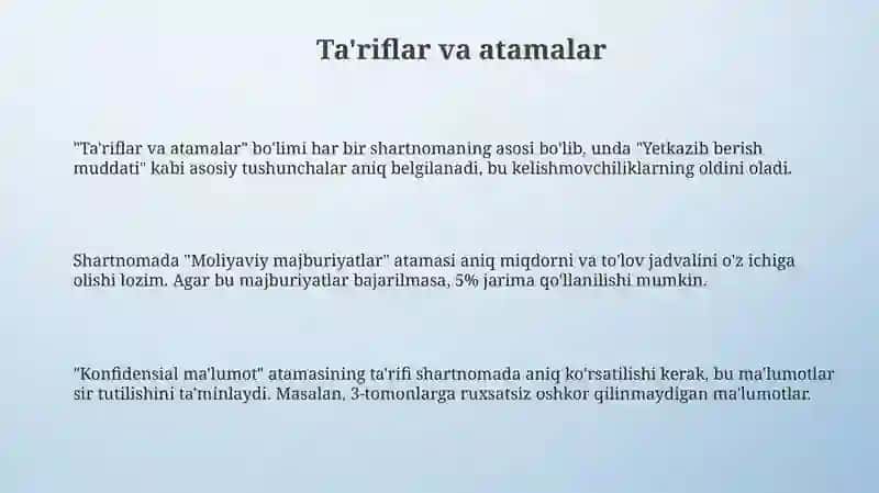 Shartnoma yozilish tartibi 3