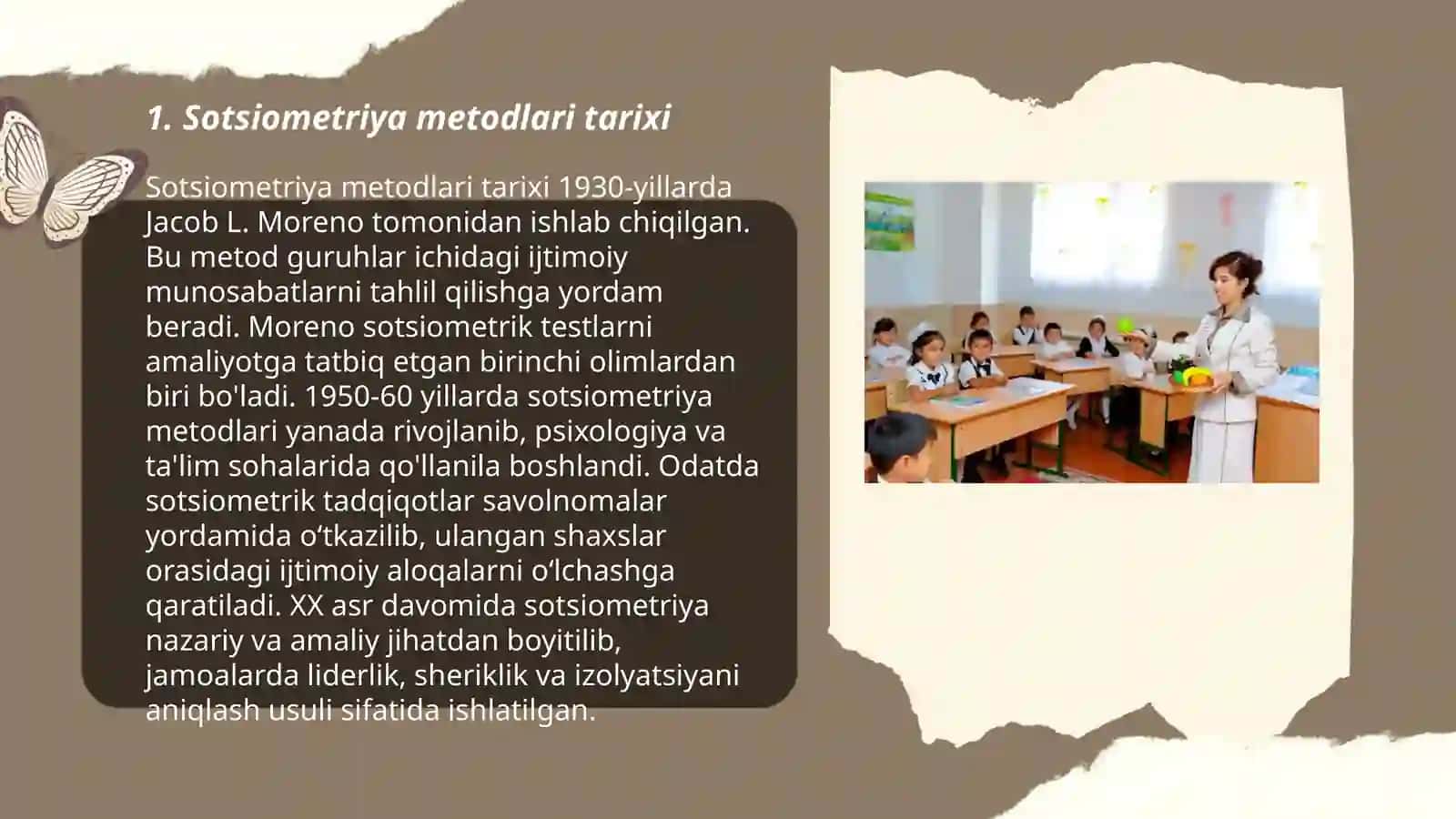 Sotsiometriya metodi: turlari va unga qo'yiladigan asosiy talablar 3
