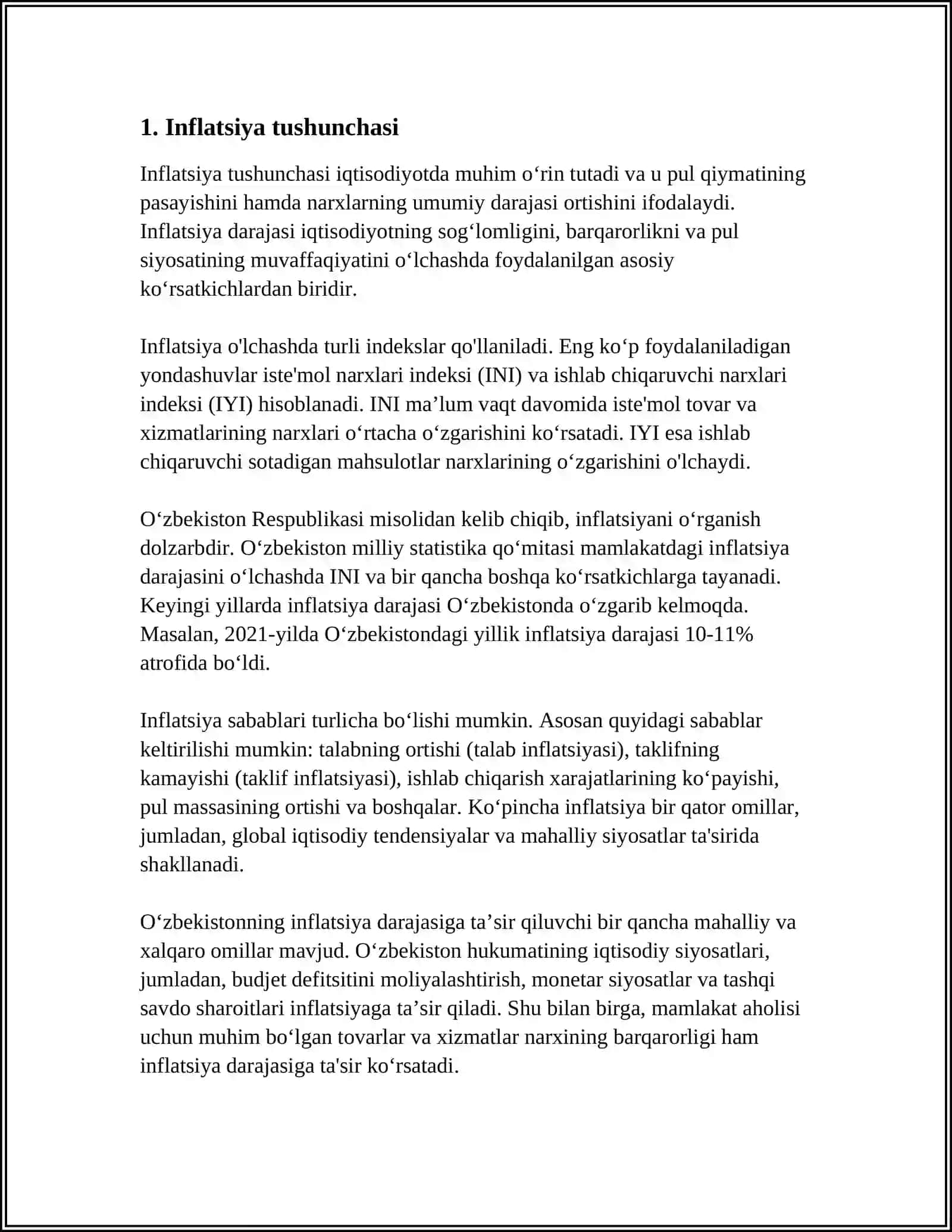 INFULATSIA VA UNING NAMOYON BOLISH SHAKILLARI 3