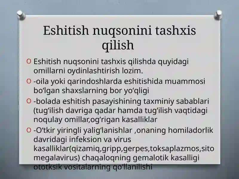 Surdopedagogik tekshirish o’tkazish uchun metodik va diagnostik materiallar tayyorlash 3