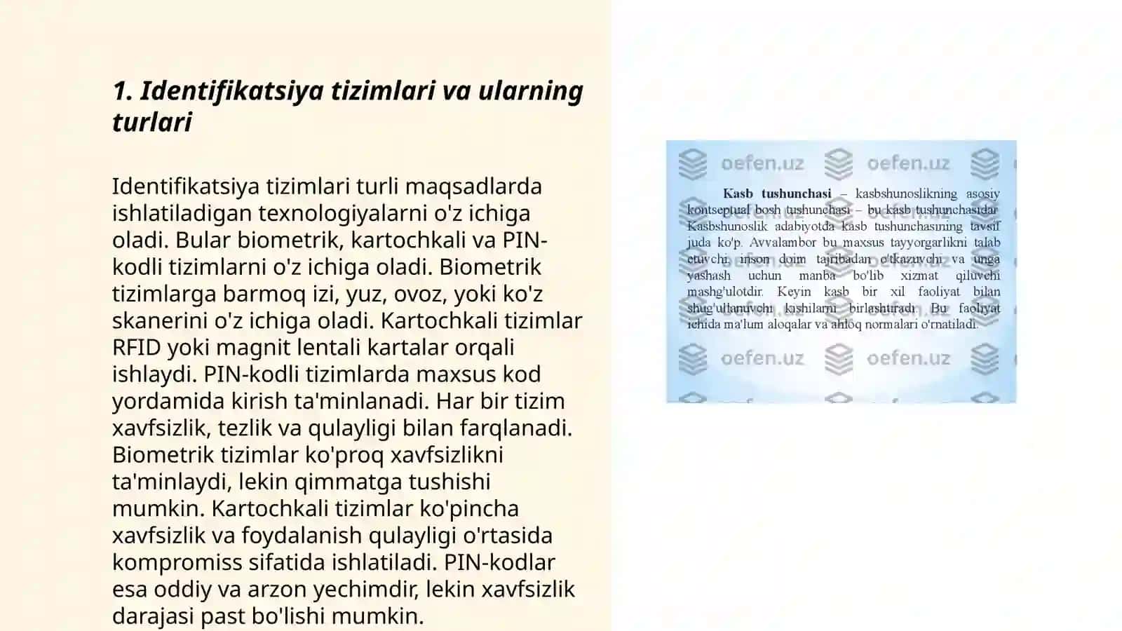 Identifikatsiya va autentifikatsiya tushunchasi va vazifalari 3