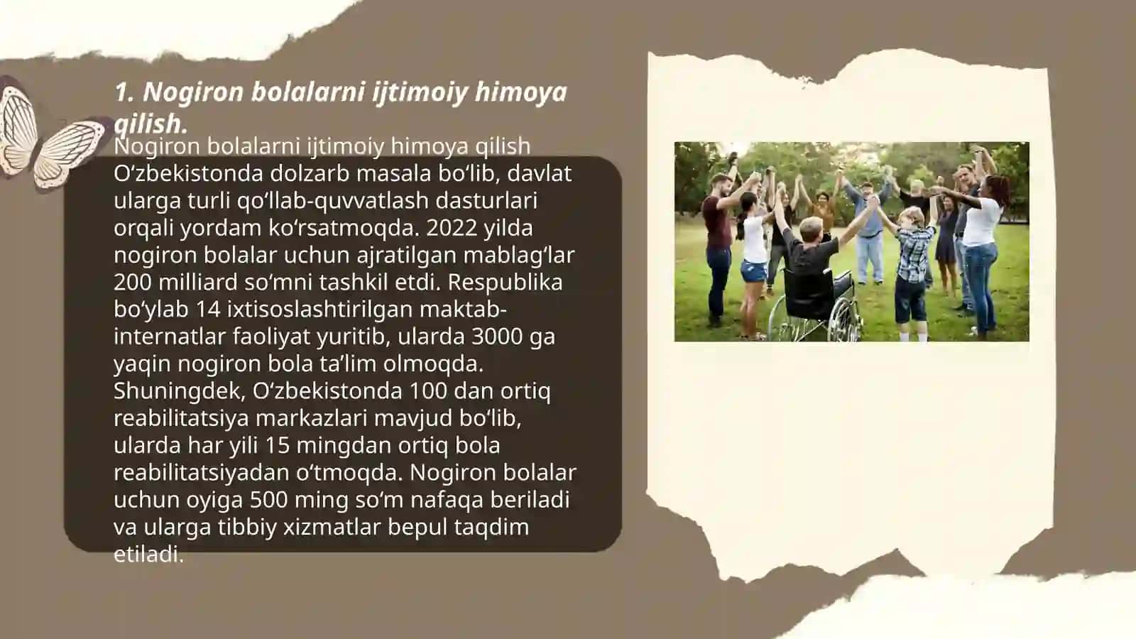 Nogiron bolalarni ijtimoiy himoya qilish 3