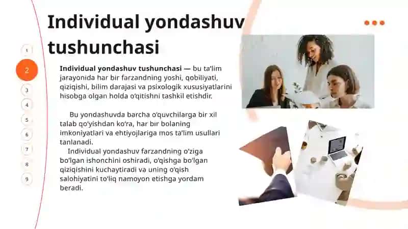 Individual yondashuv va farzandning o'qish salohiyatini oshirish 3