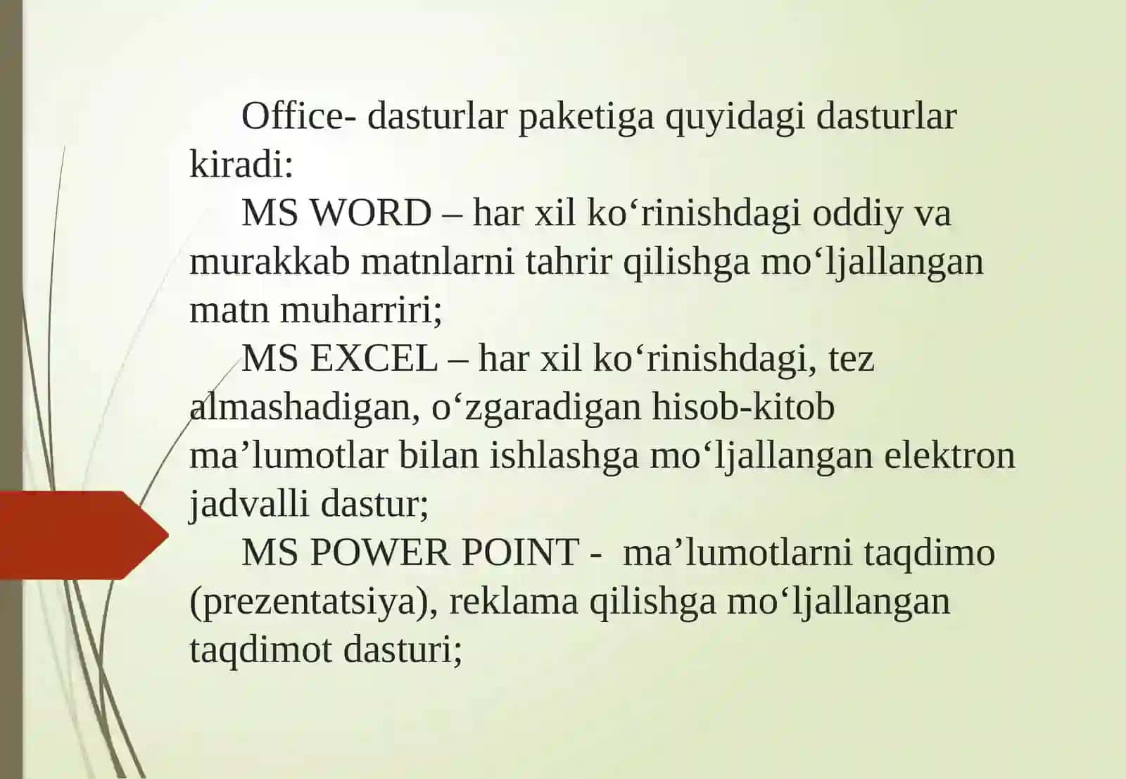 Office Dasturlar Paketi 3