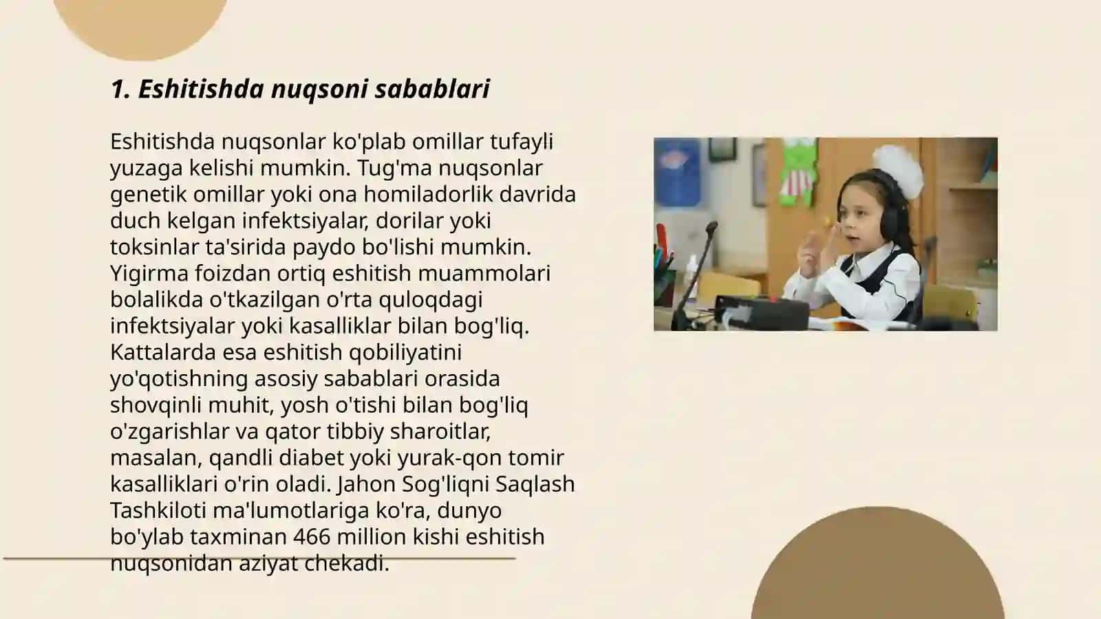 Eshitishda nuqsoni bo'lgan bolalar maktabida nutq o'stirish darslarini kuzatish 3