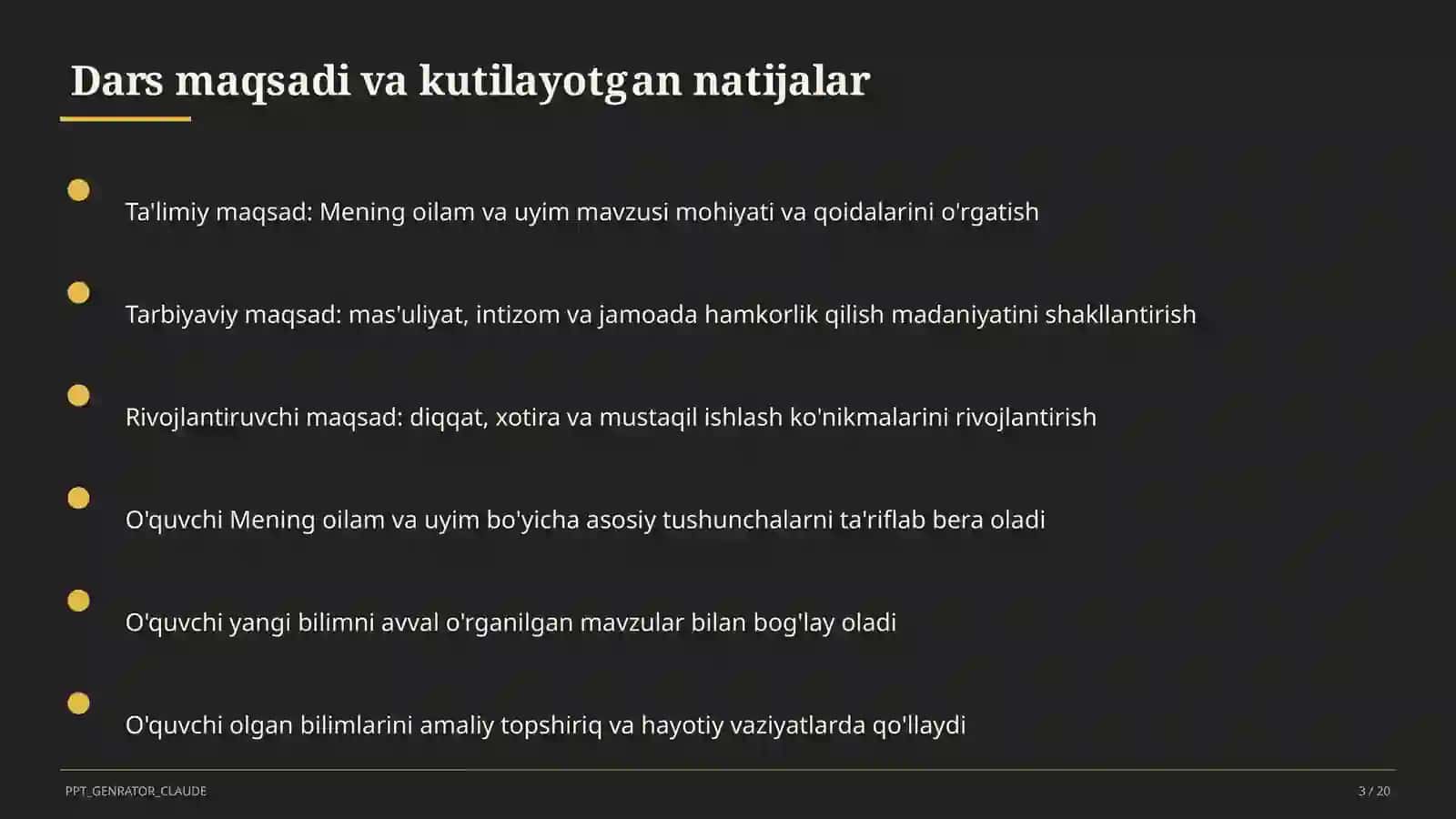 Mening oilam va uyim (1-sinf) 3