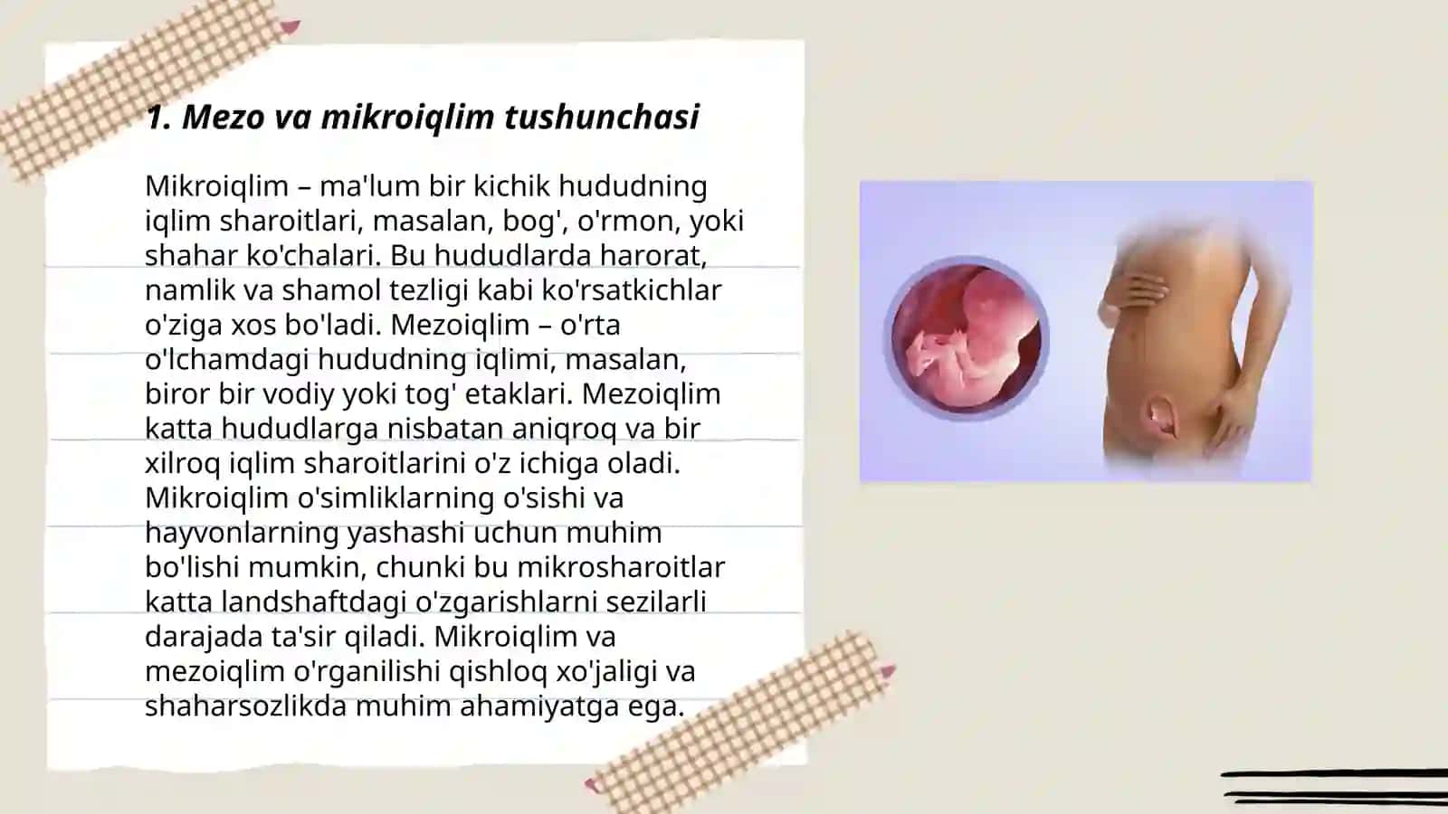 Mezo va mikroiqlim 3