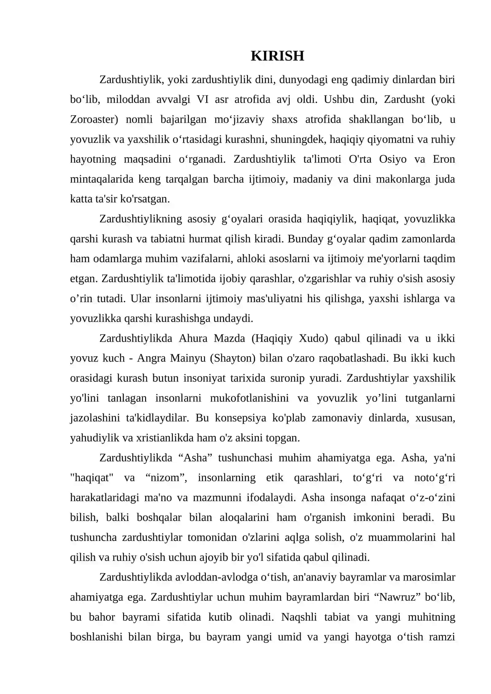 ZARDUSHTIYLIK. 6- SINF 3