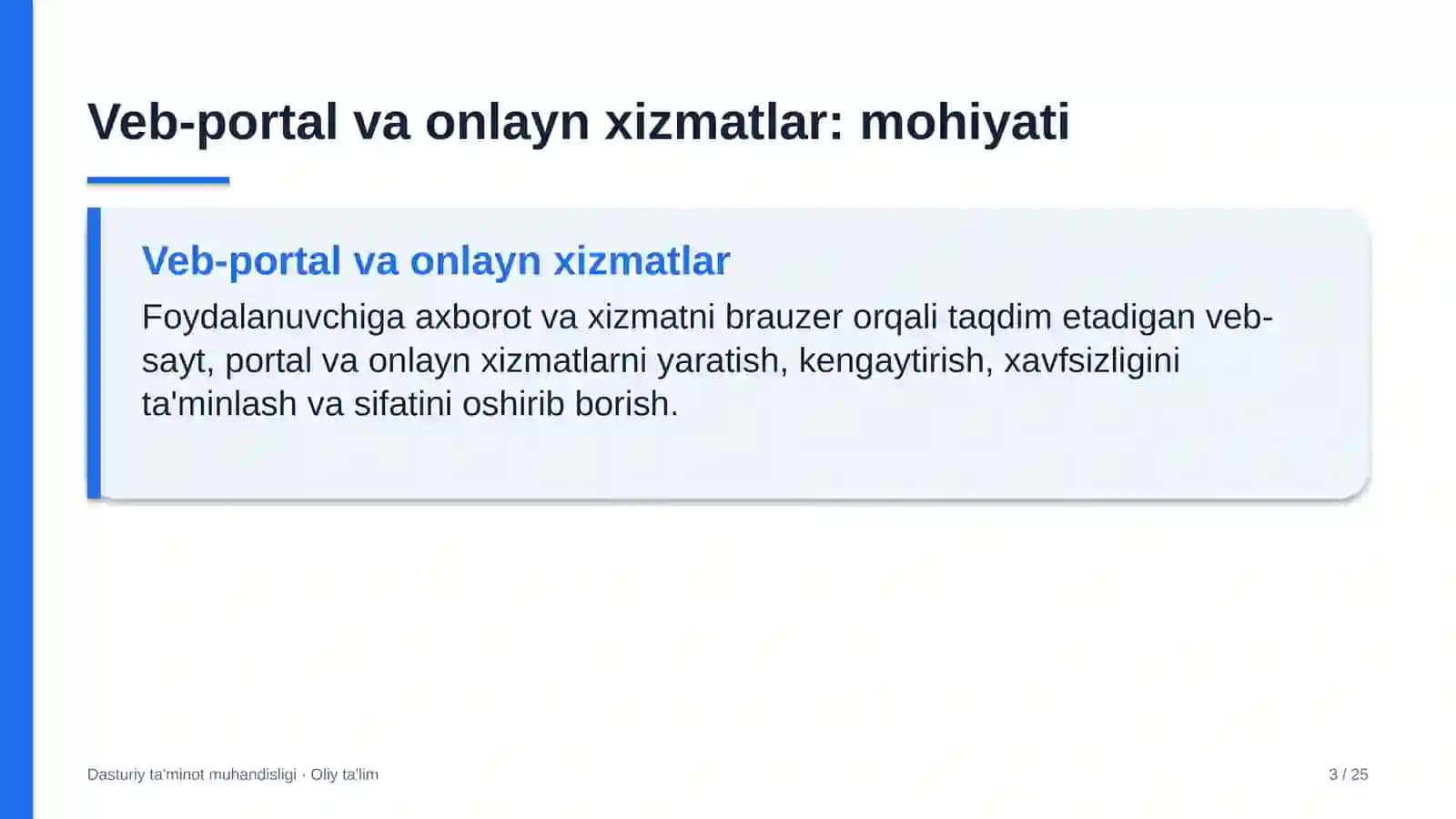 atrof muhitni muhofaza qilish organlarida veb portal va onlayn xizmatlarni rivojlantirish 8036 3
