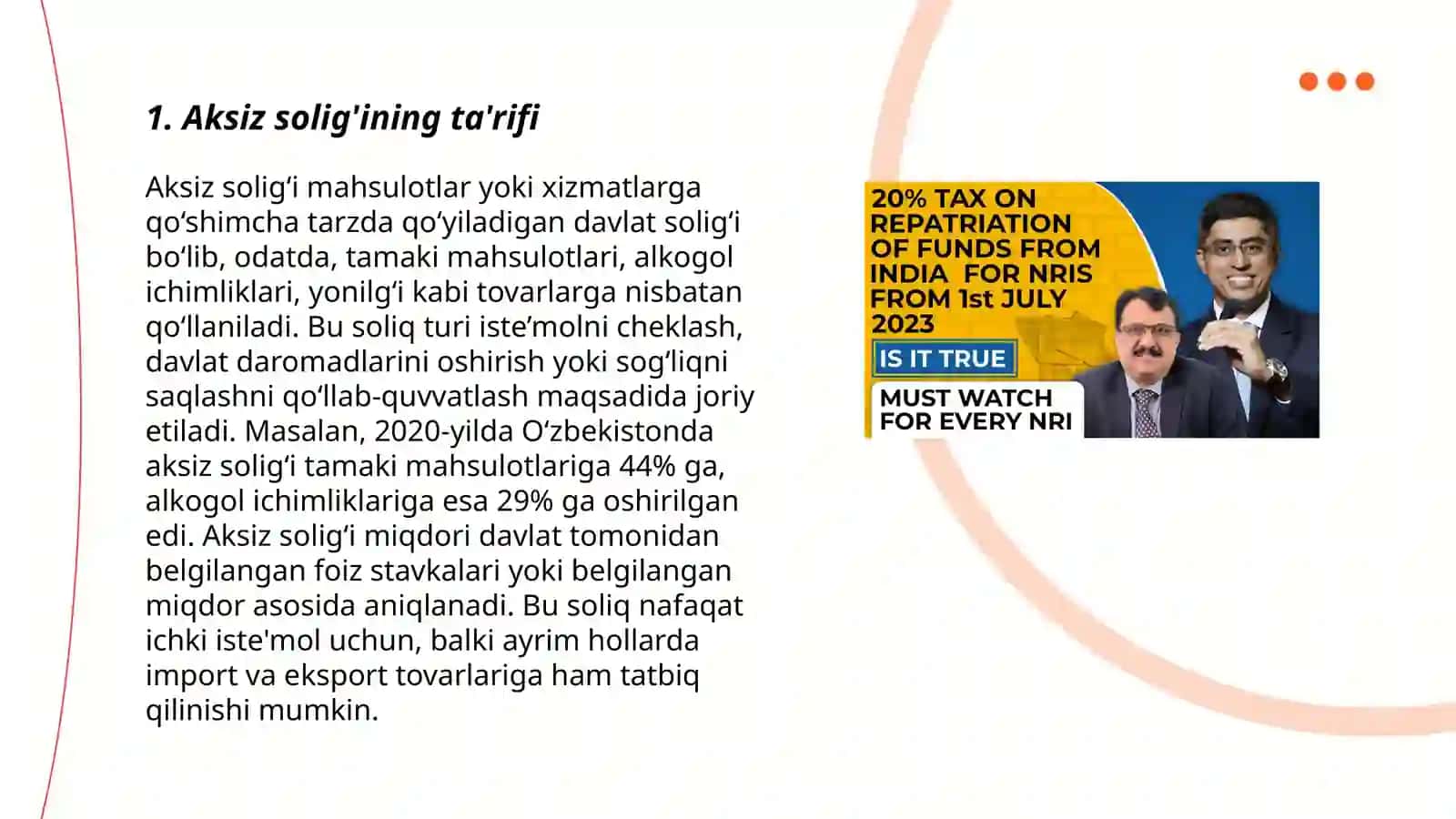 Aksiz solig'i va uning soliq tizimida tutgan o'rni 3