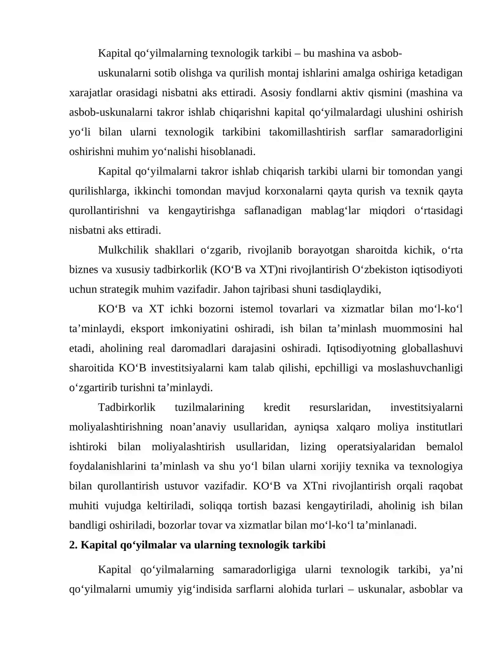 Kapital qoʻyilmalarning mohiyati va moliyaviy manbalari 3