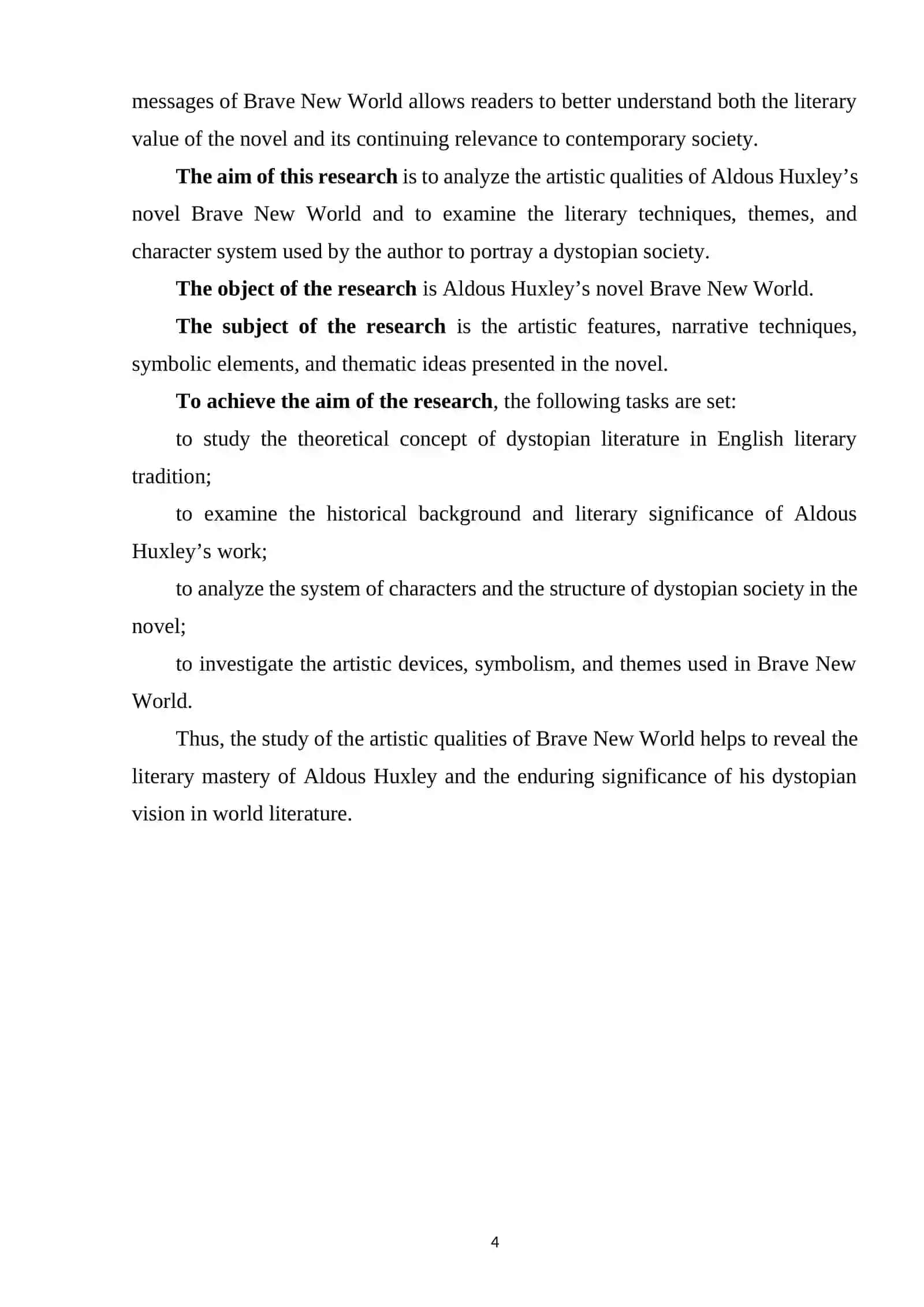 ARTISTIC QUALITES OF THE NOVEL "BRAVE NEW WORLD" BY A.HUXLEY 3