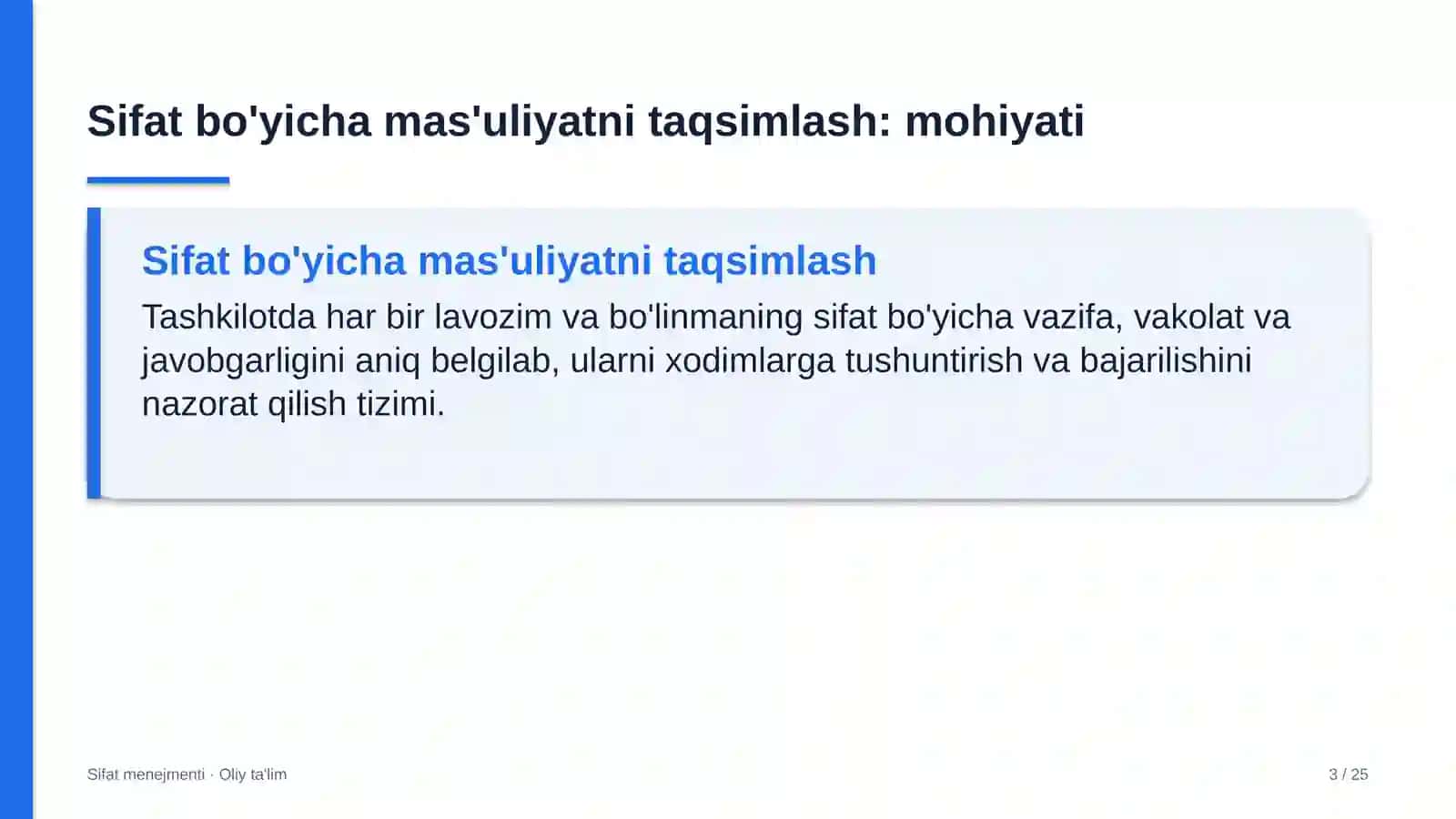 tovar xomashyo birjasida sifat bo'yicha mas'uliyatni taqsimlash 9055 3