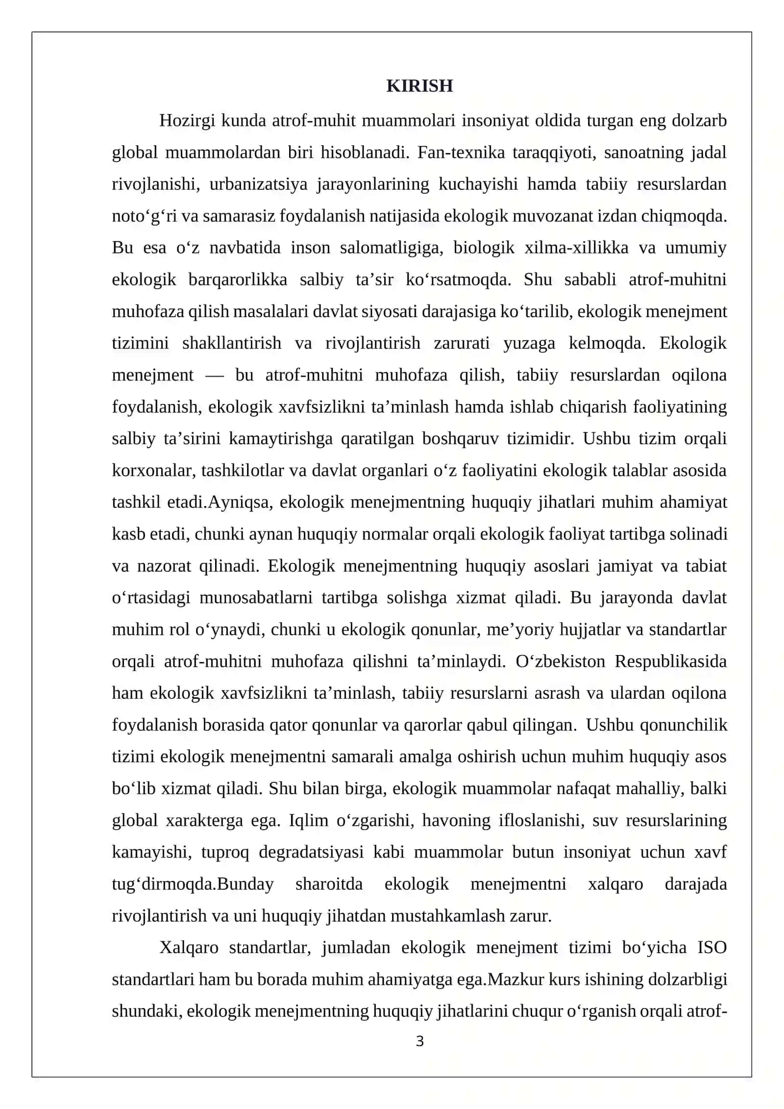 Ekologik menejementning huquqiy jihatlari 3