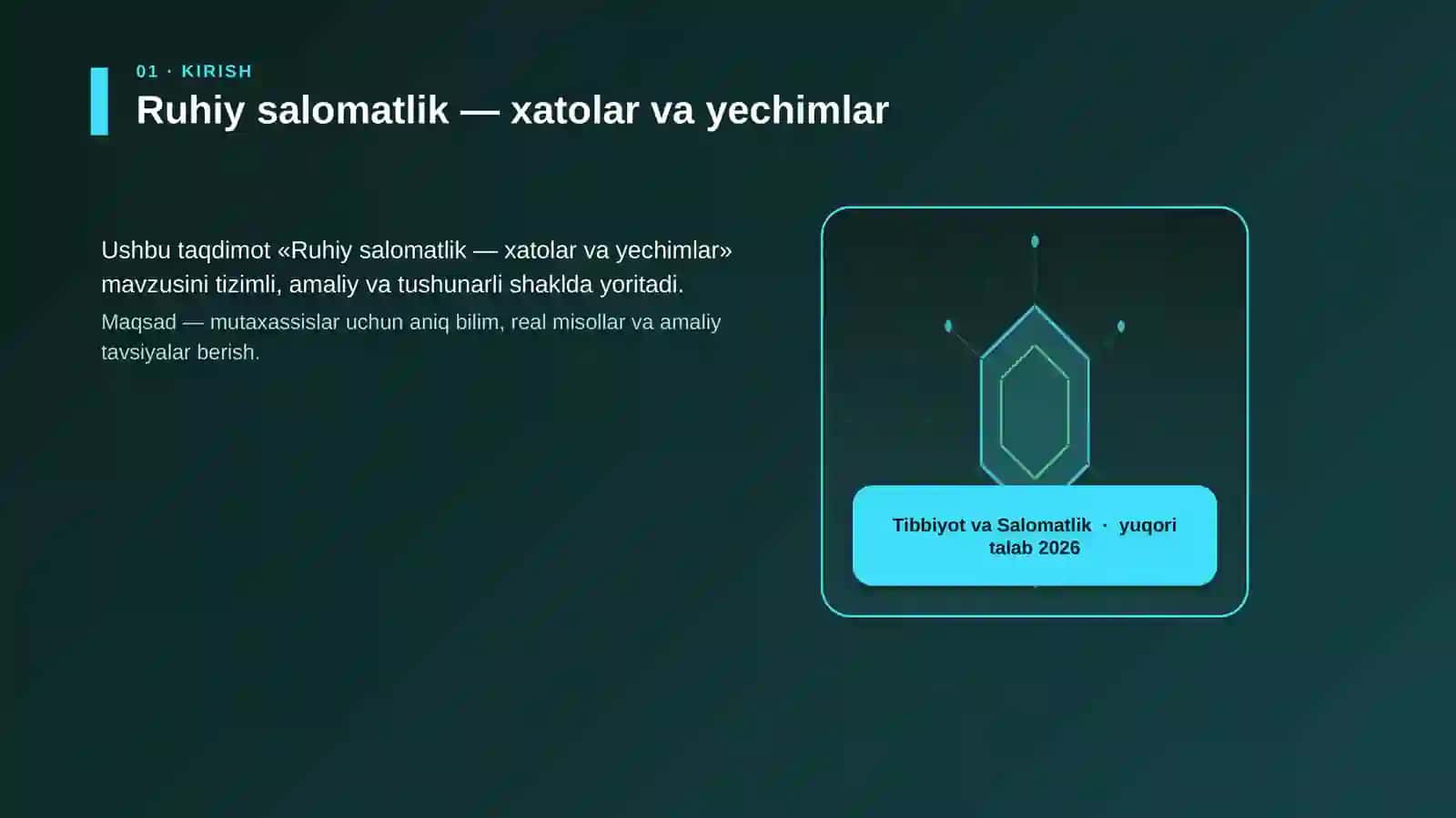 Ruhiy salomatlik — xatolar va yechimlar 3