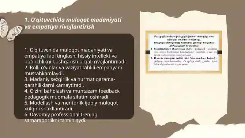 O'qituvchi faoliyatida muloqot madaniyati va psixologiyasi 3