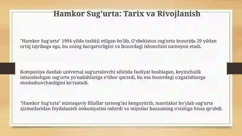 Hamkor Sug'urta 3
