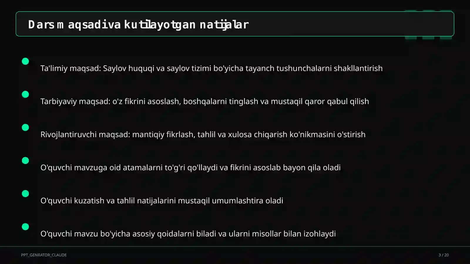 Huquq va iqtisodiyot asoslari (9–11) 3