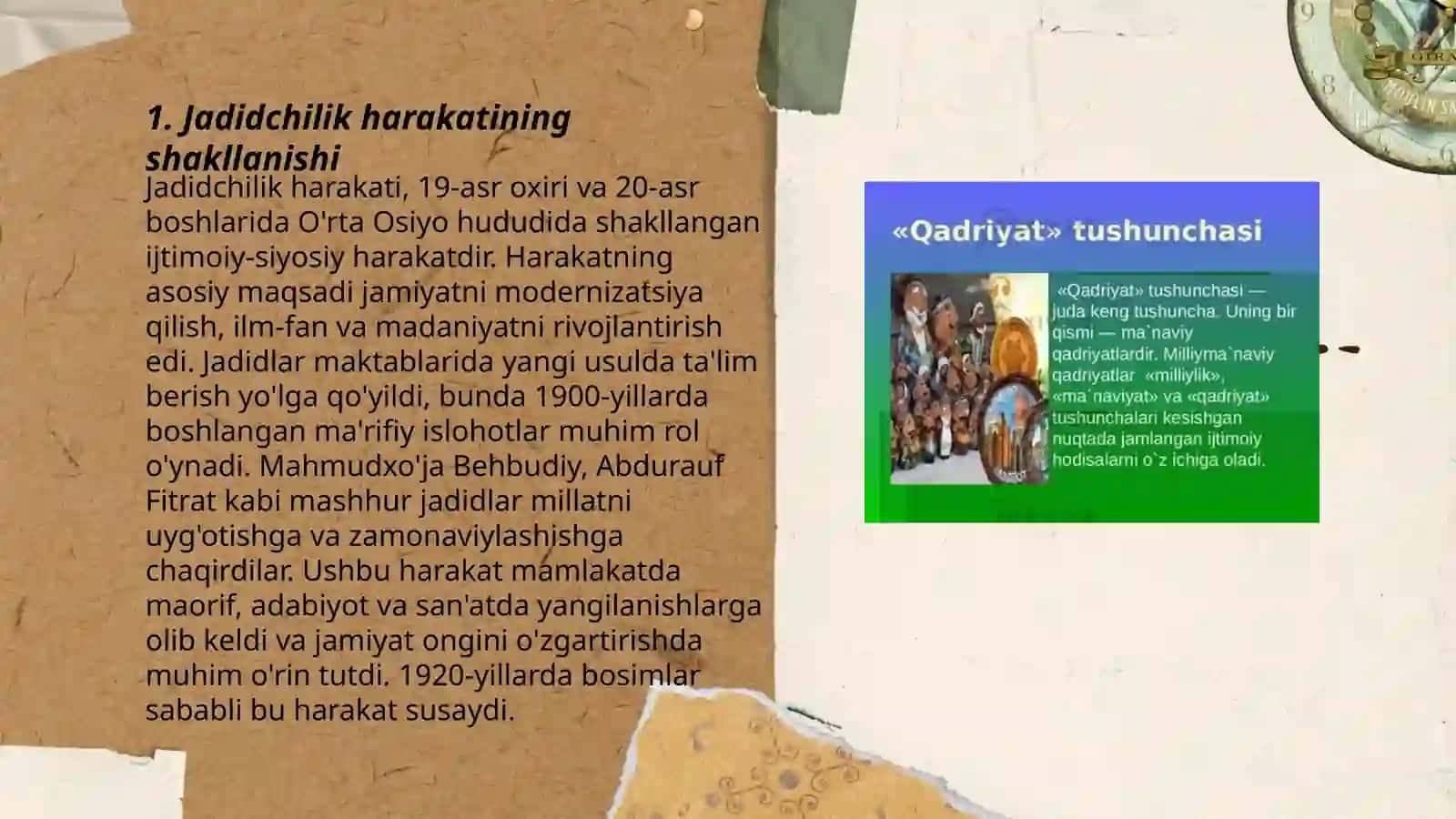 Jadid maʼrifatparvarlarining oʻlka ijtimoiy -maʼnaviy hayotida tutgan oʻrni 3