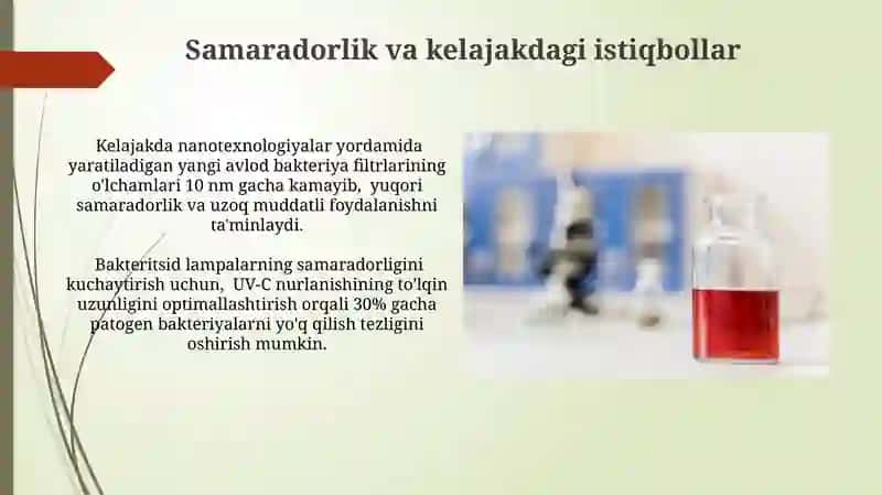 Bakterial Filtr yordamida filtrlash 3