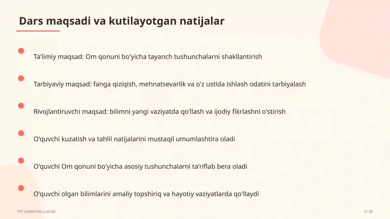 Om qonuni (8-sinf) 3