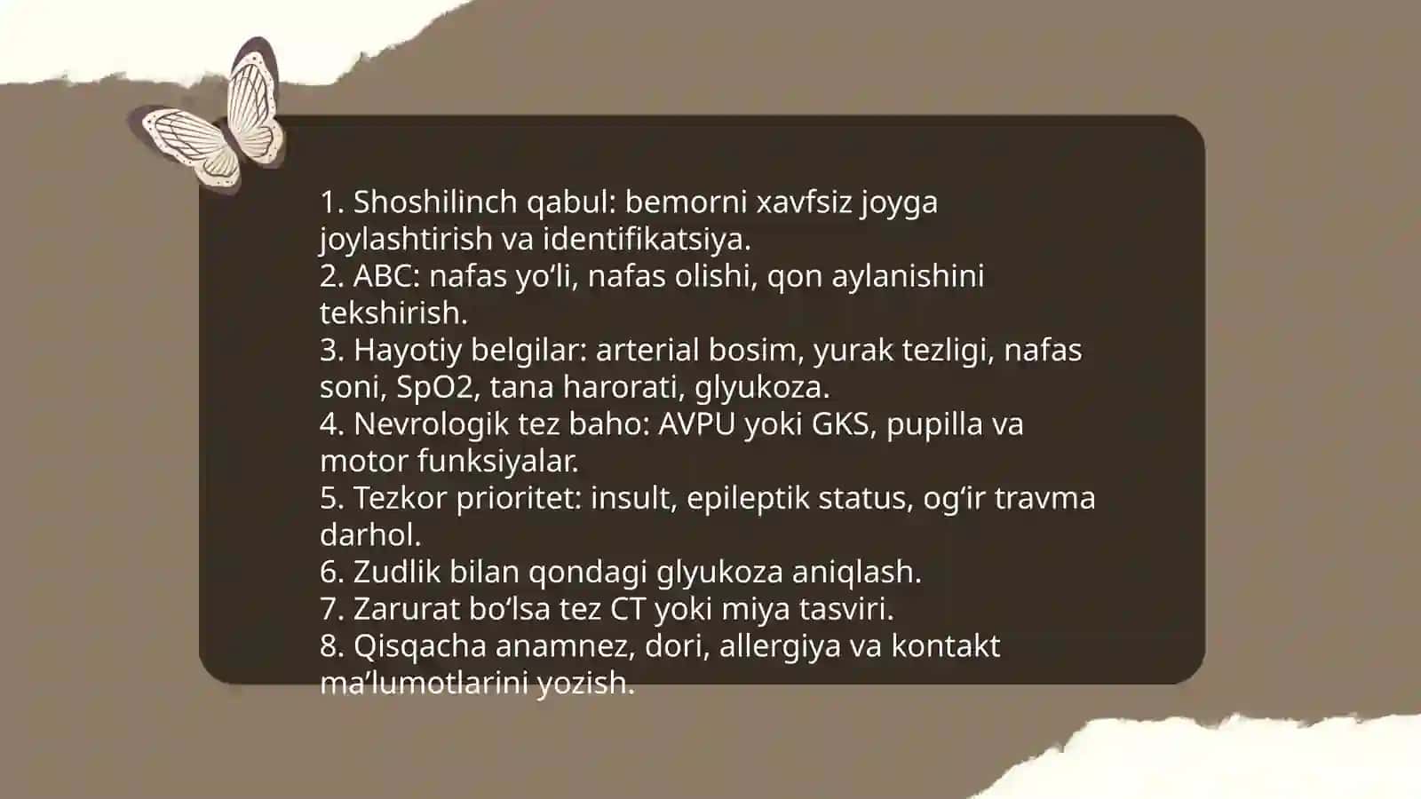 Asab kasalliklari bilan ogrigan bemorlarni qabul qilish qoidalari va ularni obyektiv tekshiruv usullari 3