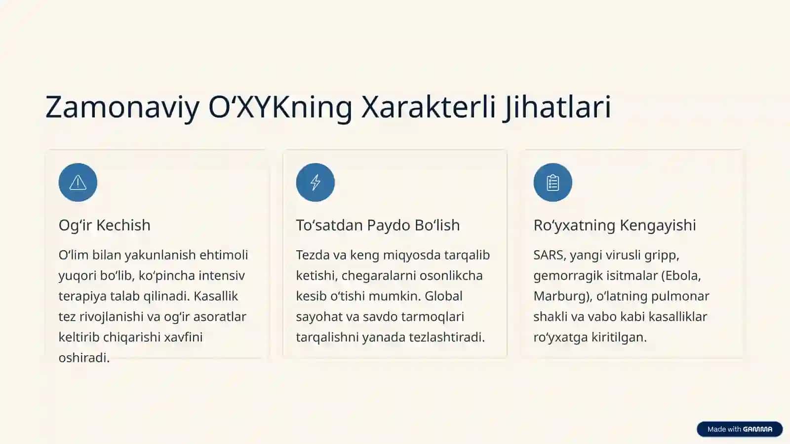 Oʻta Xavfli Infeksiyalar 3