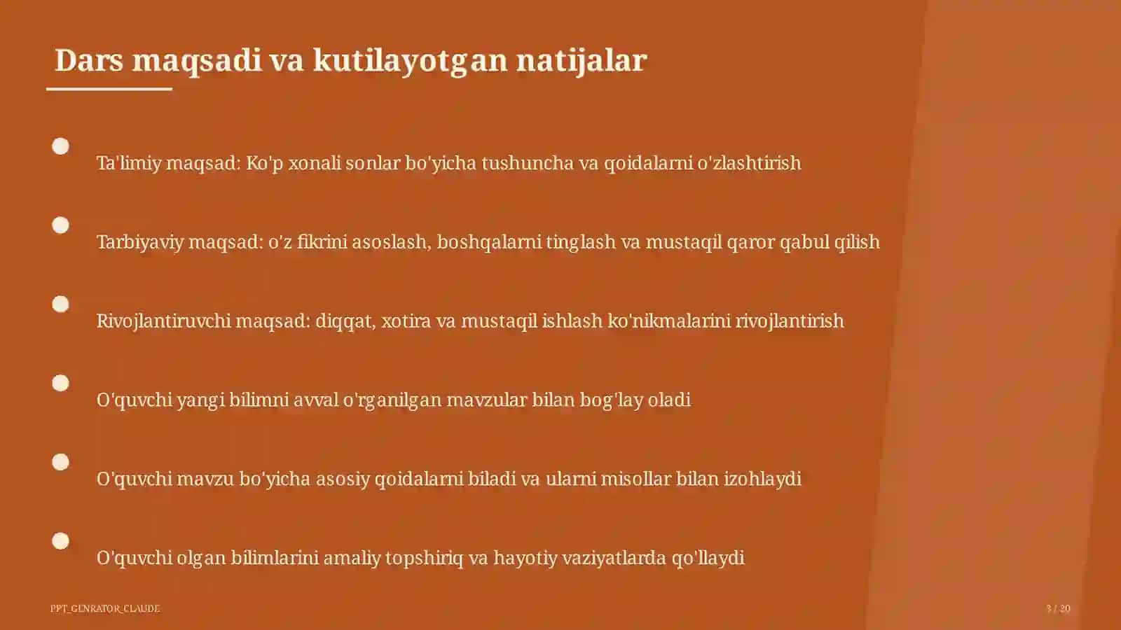 Ko'p xonali sonlar (4-sinf) 3