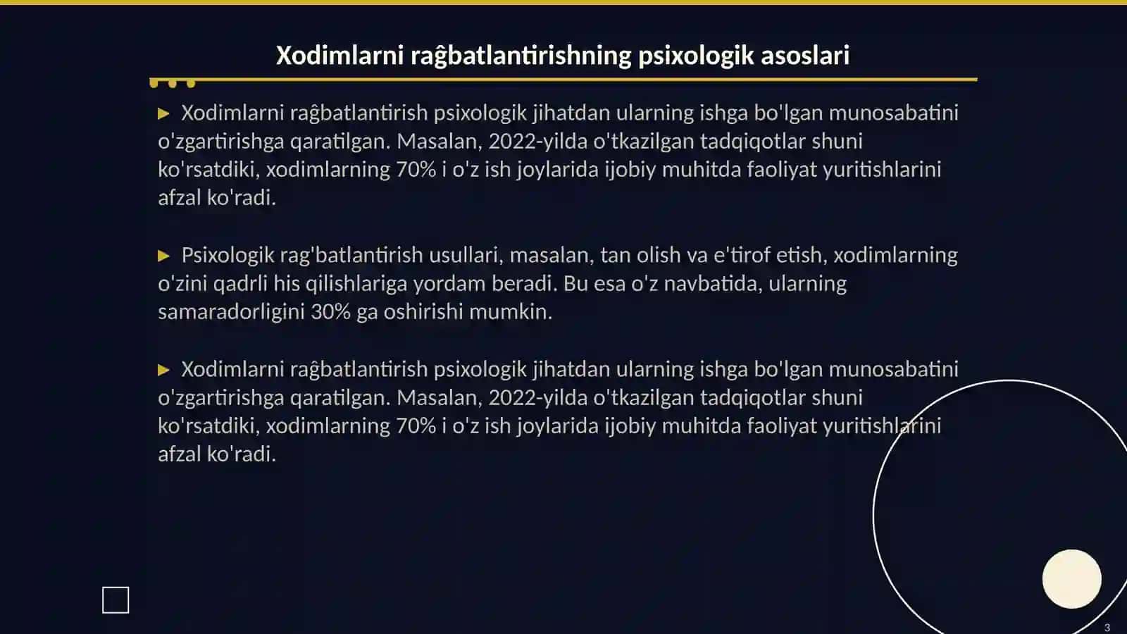 Xodimlarni raĝbatlantirish va motivatsiyalash usullari 3