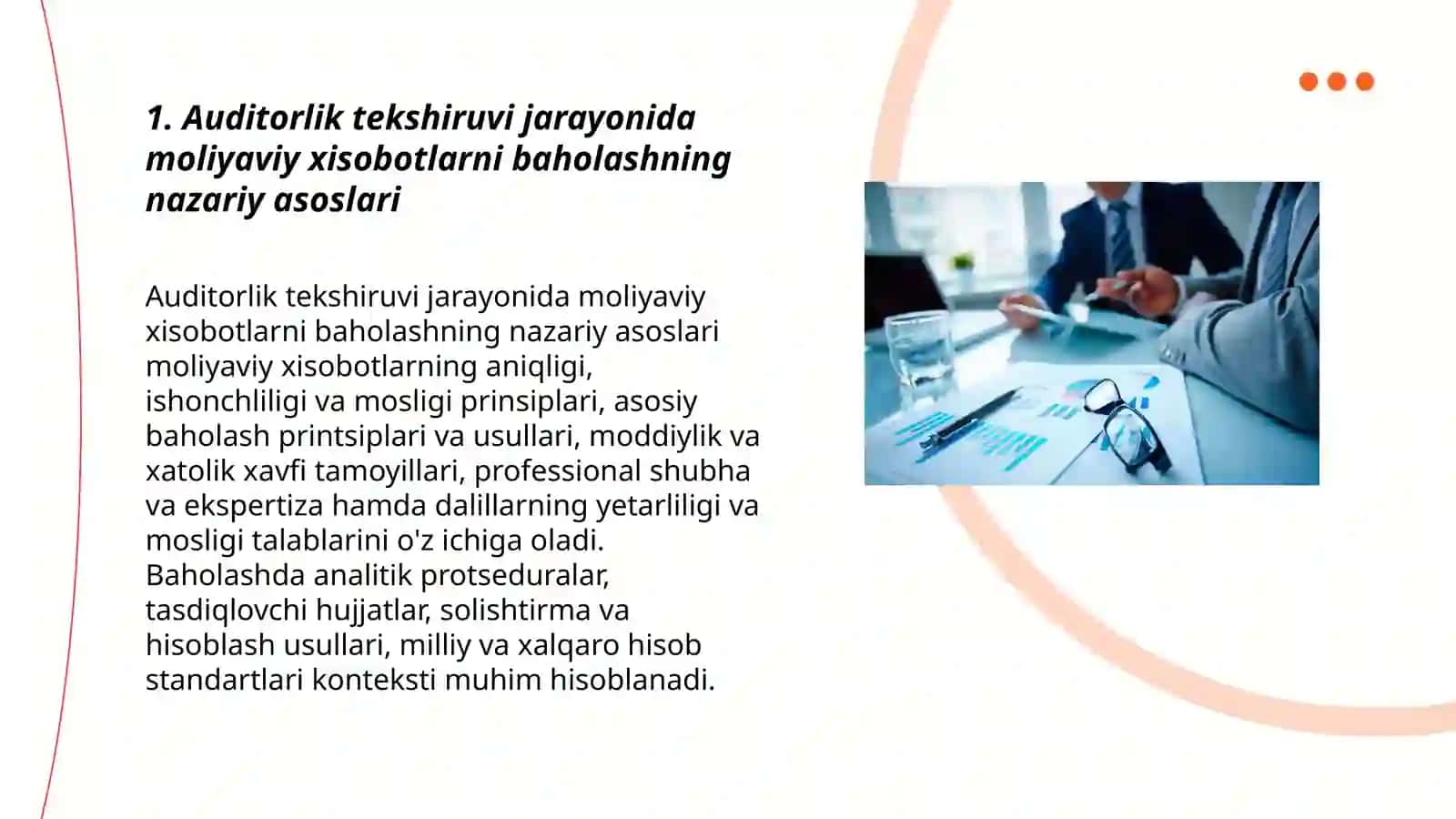 Auditorlik tekshiruvi jarayonida moliyaviy xisobotnibaxolash mezonlari 3