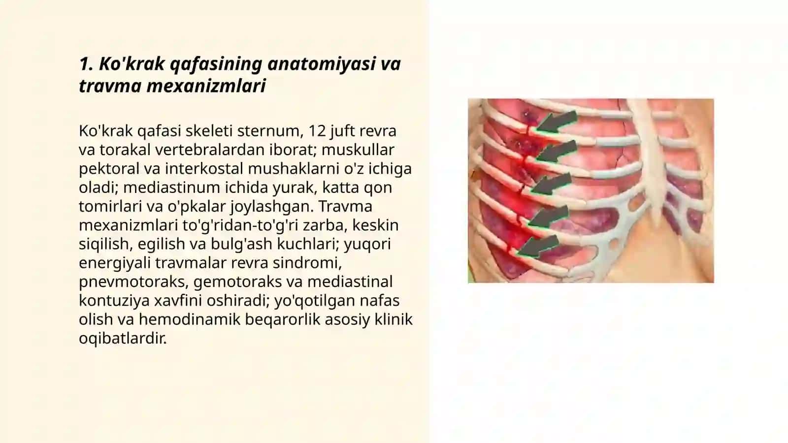 Ko’krak qafasining travmalari 3