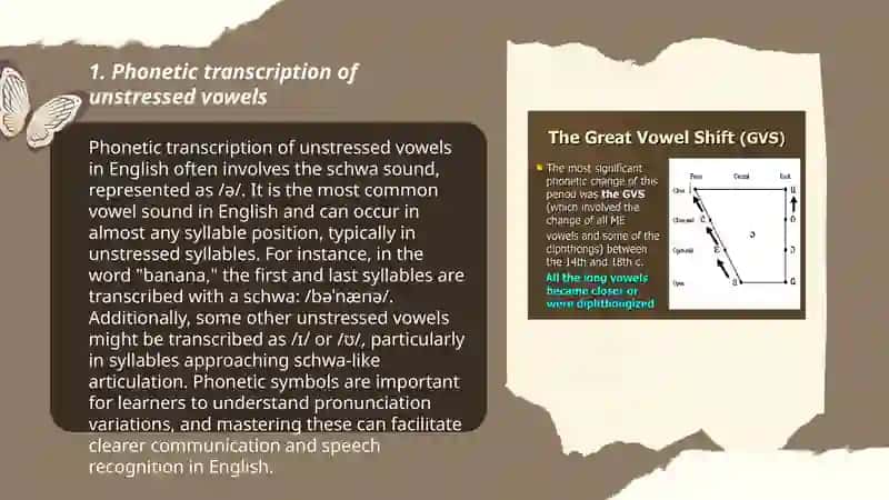 Unstressed vowels e and i 3