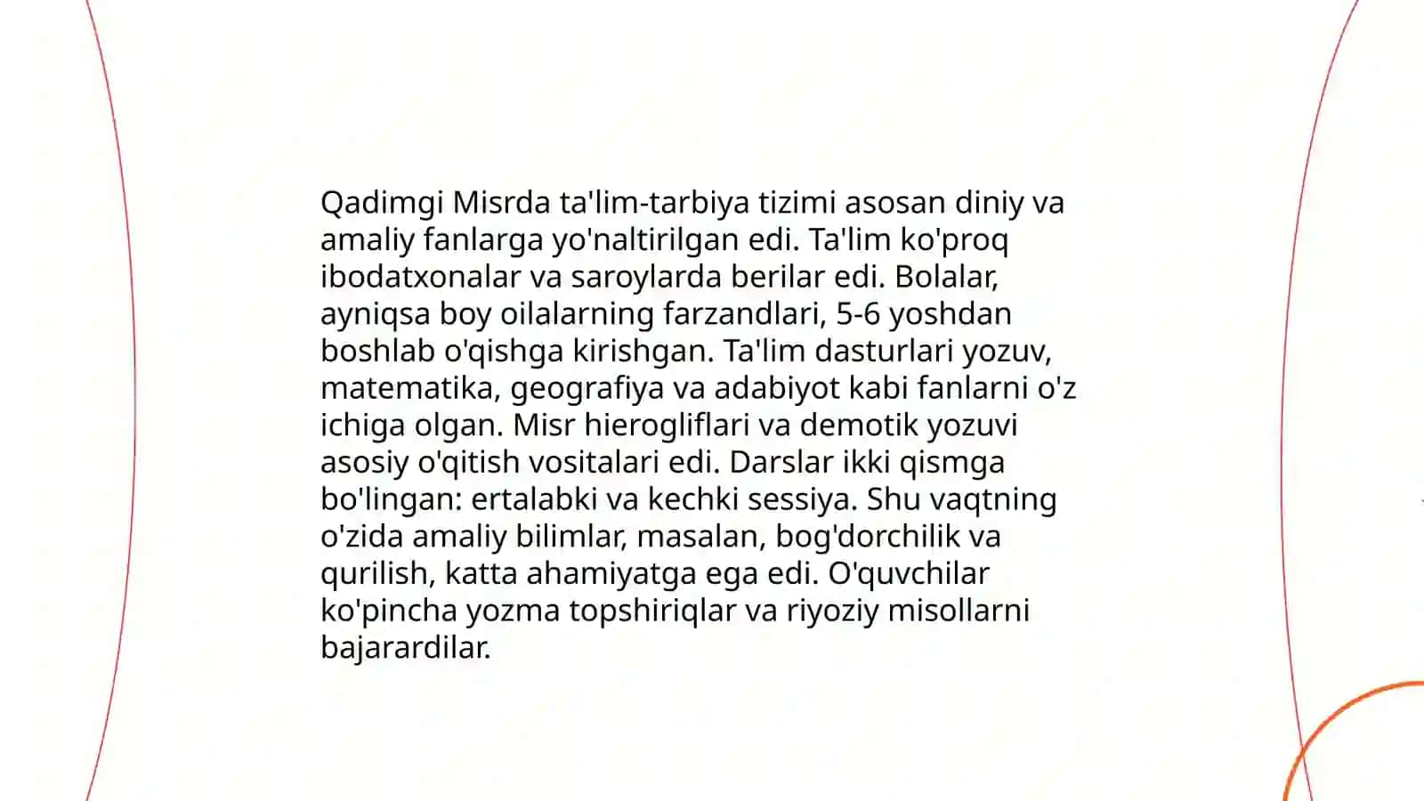 Pedagogika tarixi fan sifatida.Eng qadimgi davrlardan VII asrgacha taʼlim-tarbiya va pedagogik fikrlar 3