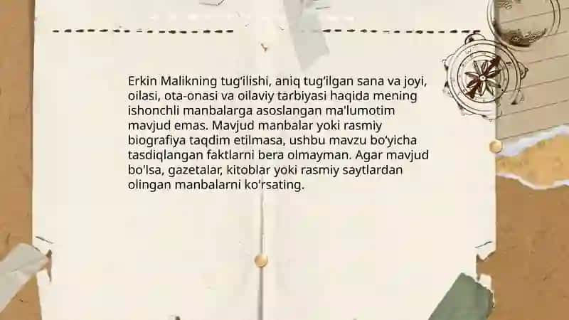 Erkin Malik hayoti va ijodi 3