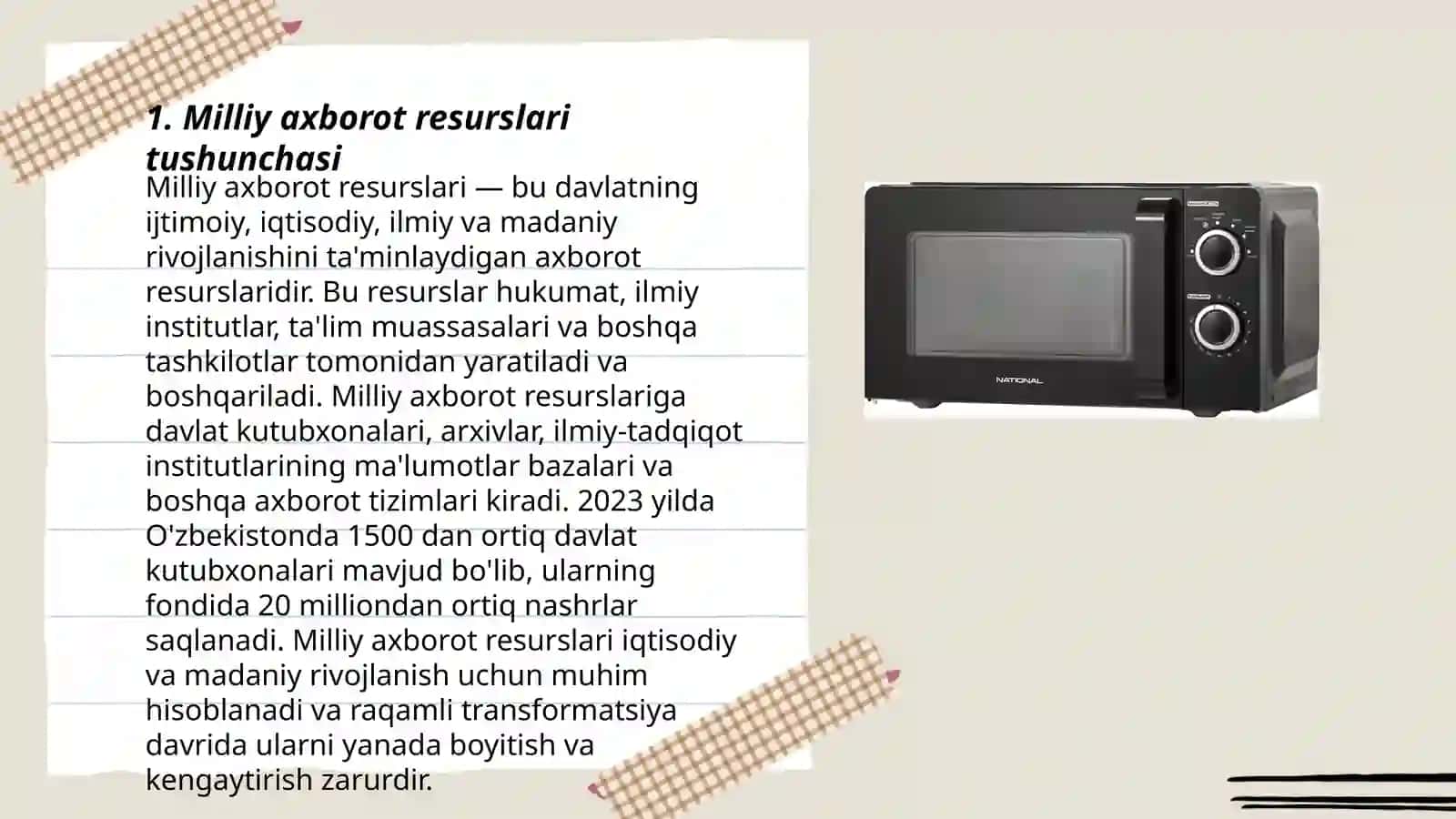 Milliy axborot resurslari tushunchasi 3
