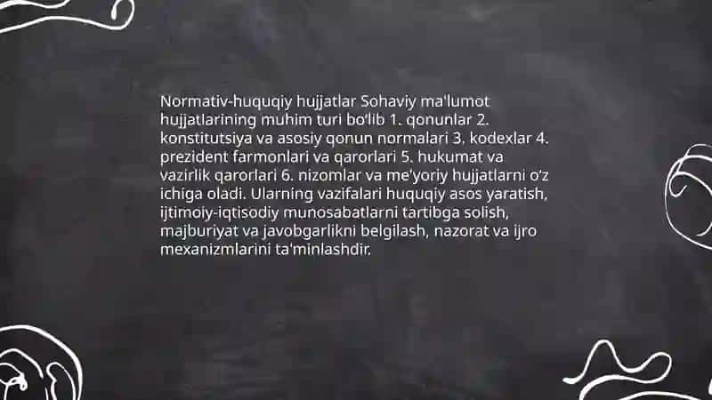 Normativ-huquqiy hujjatlar 3