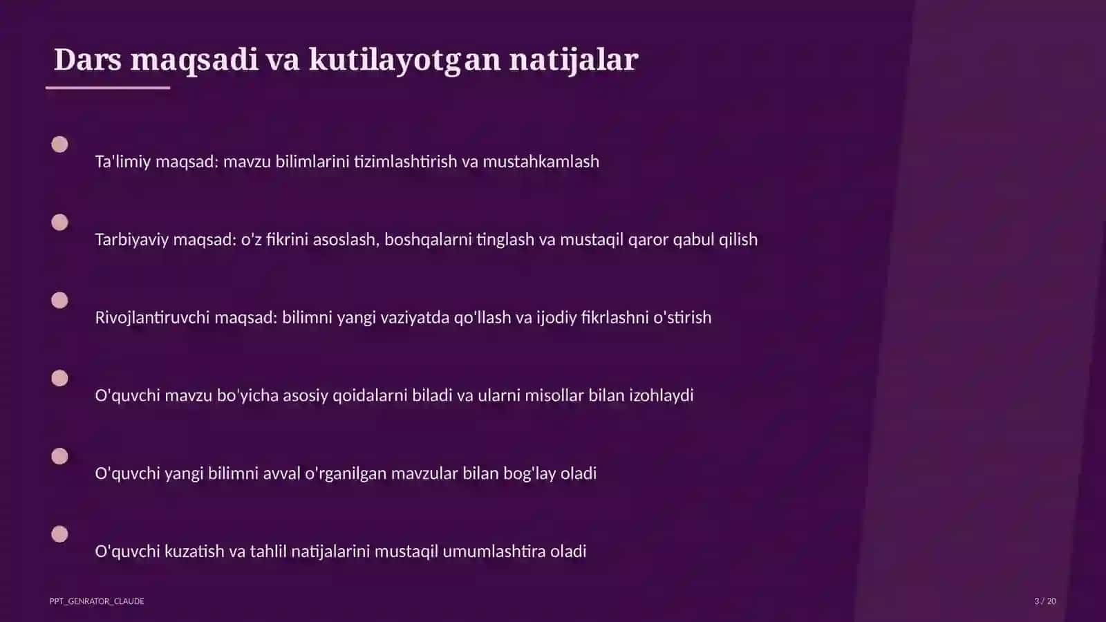Sun'iy intellekt vositalari o'qituvchi uchun 3