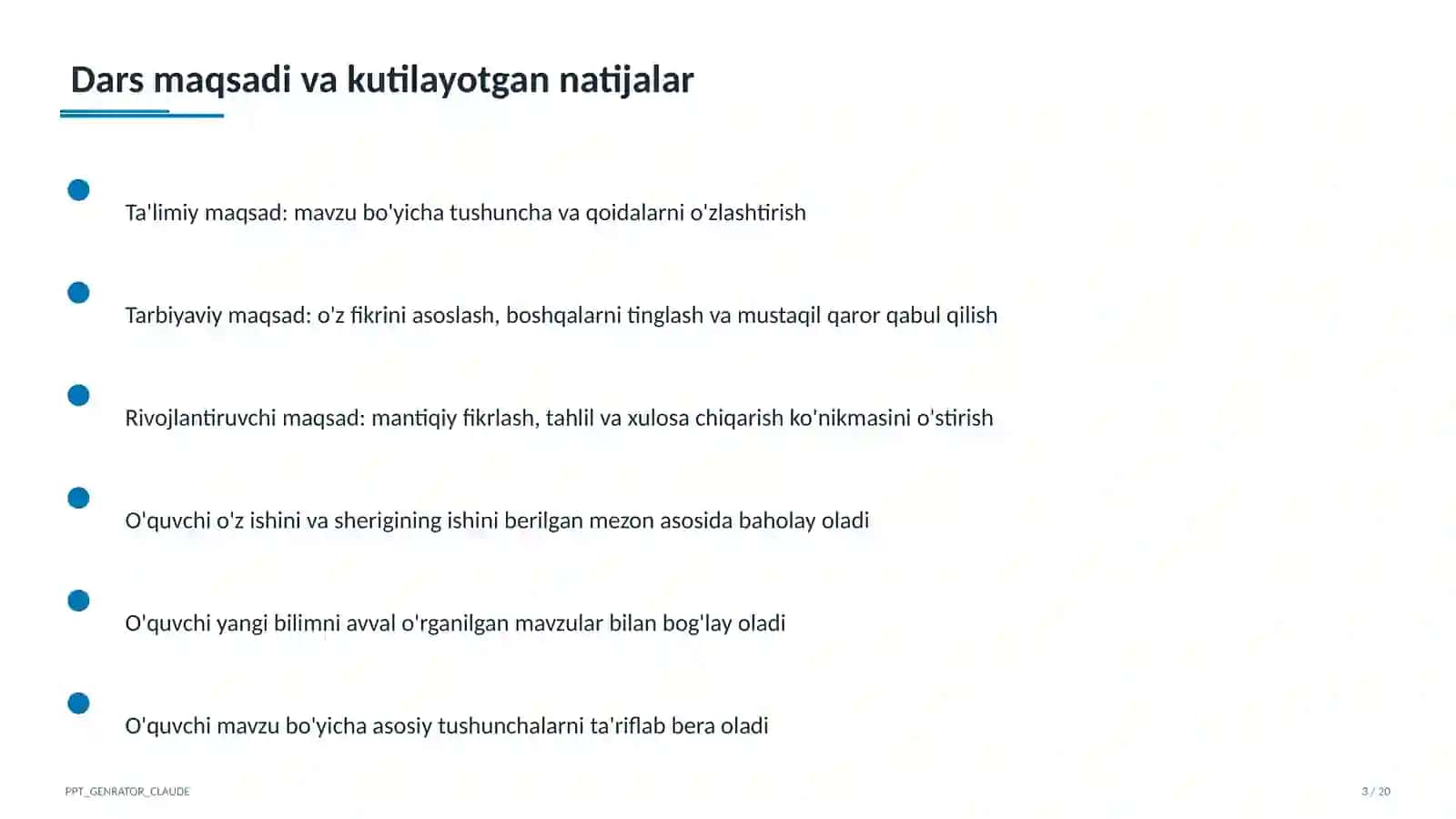 Axborot huquqi va shaxsiy ma'lumotlar himoyasi (11-sinf) 3