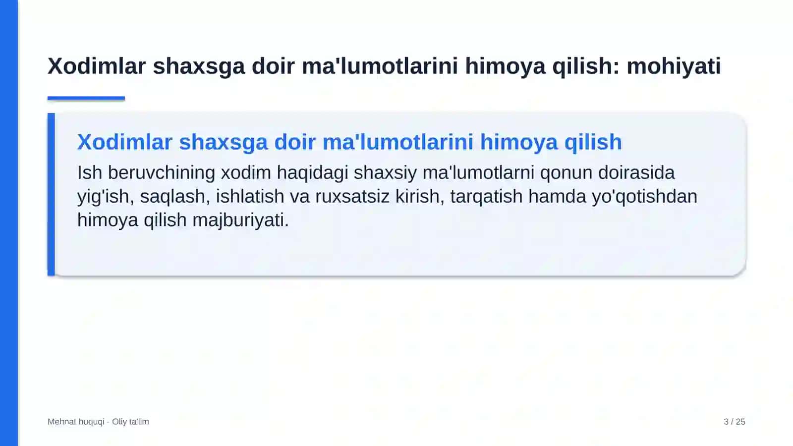 Oliy ta'lim - Mehmat huquqi 3
