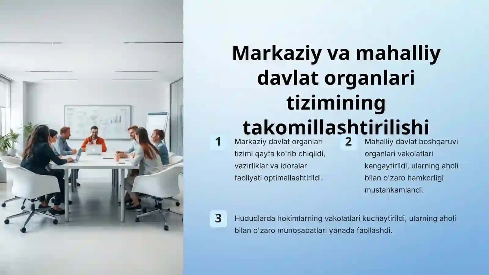 Mustaqillik yillarda davlat boshqaruv tizimida amalga oshirilgan islohotlar 3