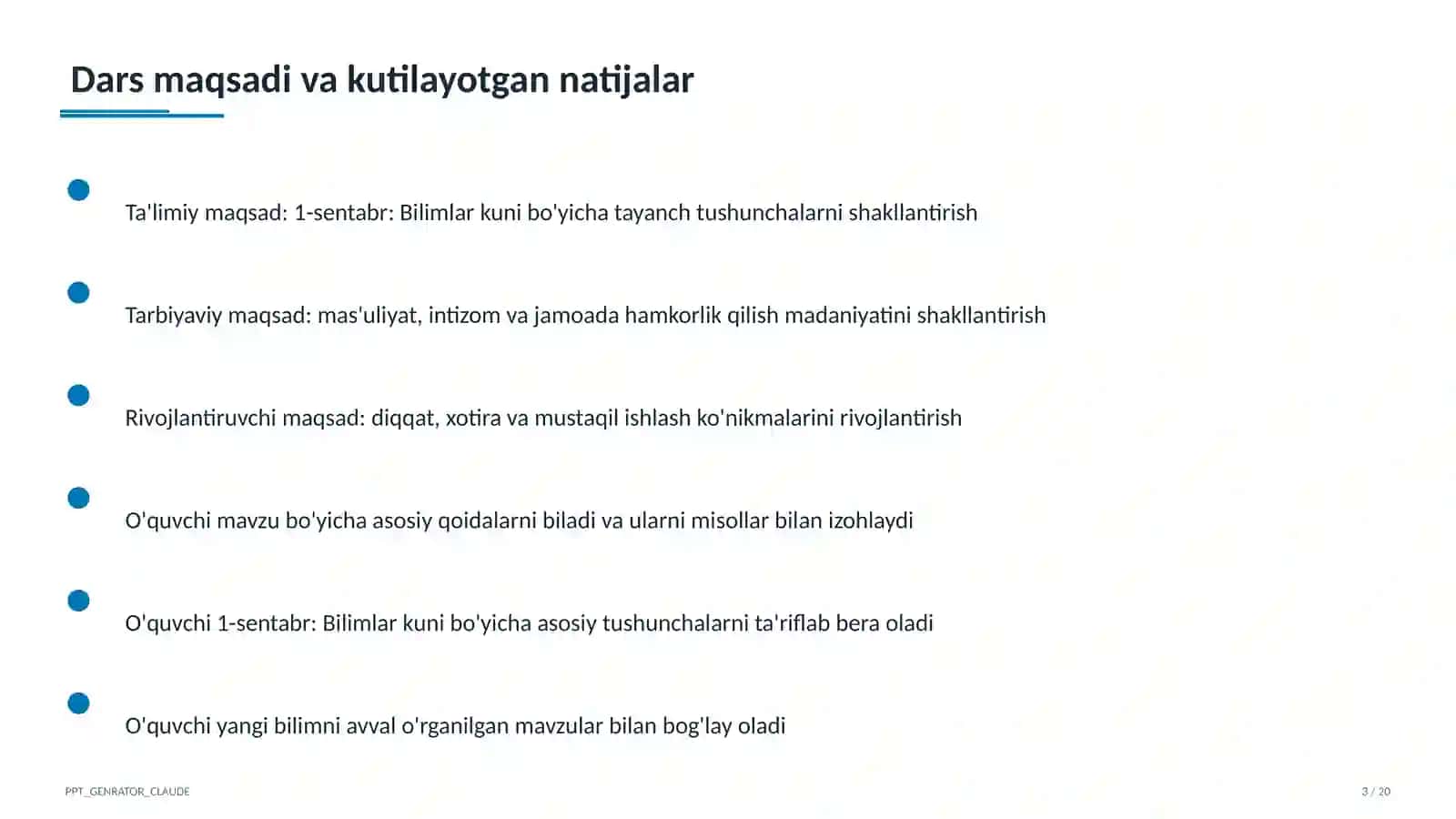 1-sentabr: Bilimlar kuni 3